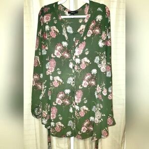 FOREVER 21 Olive Tunic Top